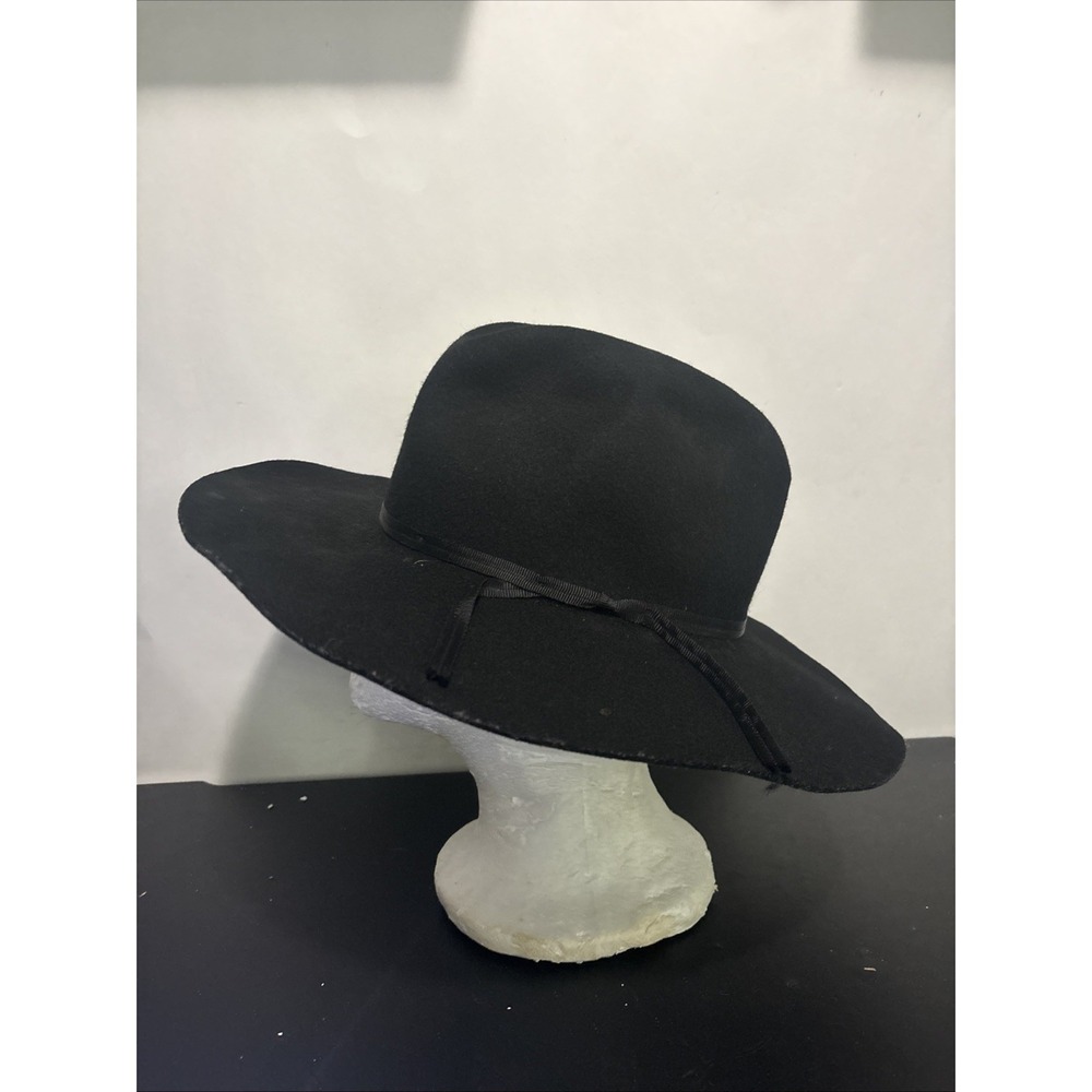 Vintage RODEO KING Cowboy Hat FELT Black Western 20" Circumference